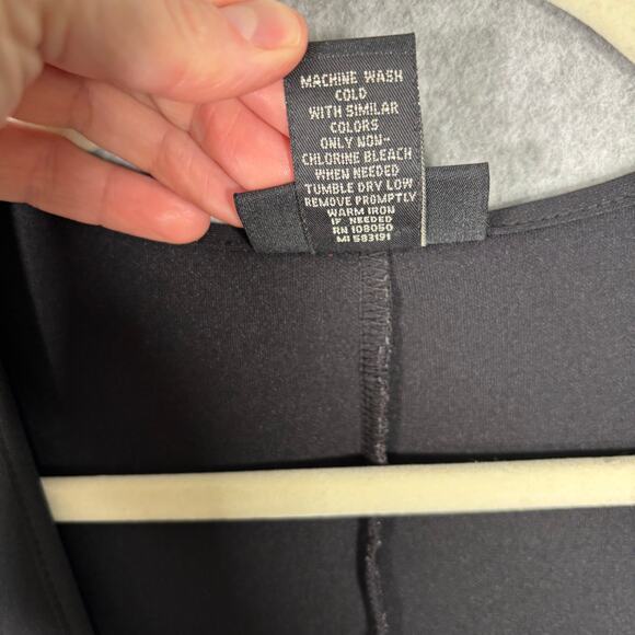 Lane Bryant Dress 14 16 Wrap‎ Strap Tie Stretch Modest Career Church Quiet Basic - Picture 5 of 9